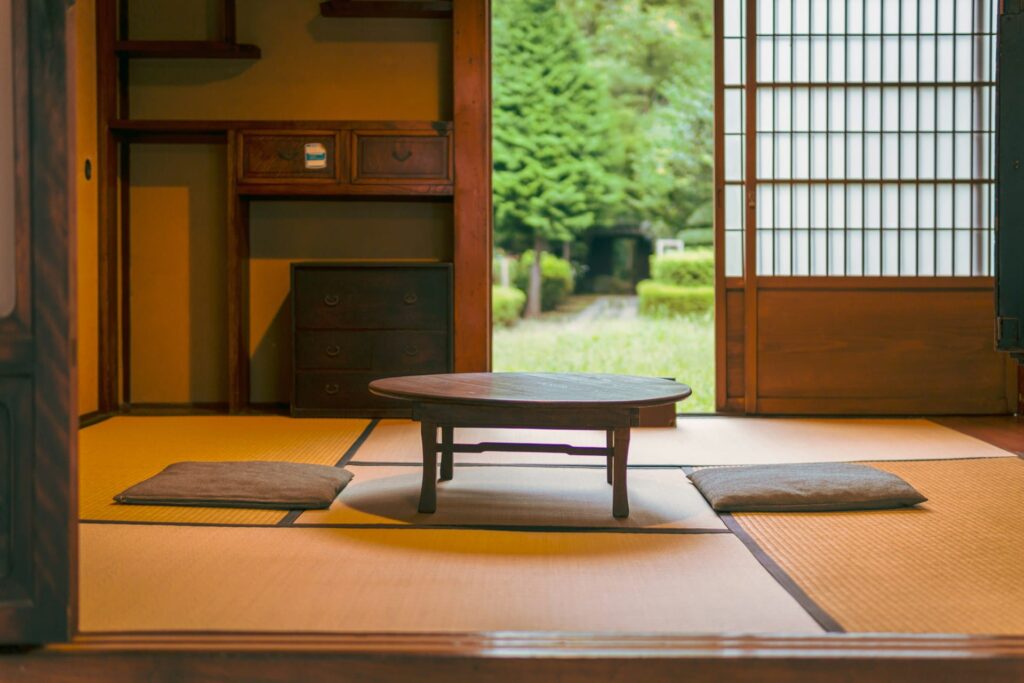 Japan interieur geen bank